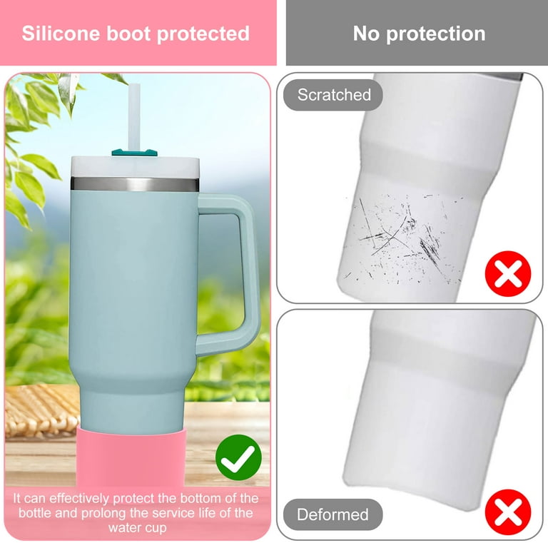 DRBIT Silicone Bumper Boot Anti-Slip Water Bottle Bottom Cover