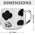 thumbnail image 6 of Farcauo Cute Cow Mug with Animal Inside Cute Ceramic Coffee Mugs Cow Print Stuff Funny Tea Cups Coffee Mug with Spoon Unique Cup Gift for Women Friends Novelty Birthday Gifts for Cows Lover, 6 of 7