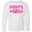AA-White, variant on Inktastic Poppy's Girl Pink with Hearts Long Sleeve Youth T-Shirt