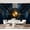 Color 1, variant on Wall Mural Peel and Stick Majestic Fiery Lion Emerging from Swirling Ring Flames Dramatic Self-Adhesive Wallpaper Removable Wall Decal Wall Sticker Home Decor for Living Room Bedroom 69"x96"