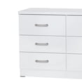 thumbnail image 2 of Pemberly Row Commode de Chambre Moderne à 6 Tiroirs en Bois d'Ingénierie, Blanc, 2 of 4