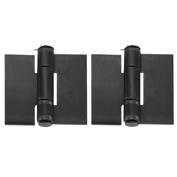 Uxcell 2 Pack Heavy Duty Weldable Hinges, 5.43" x 5.2" x 0.26" Weld on Butt Hinge Corrosion and Rust Resistant Folding Metal Gate Hinges for Trailer Doors