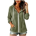 thumbnail image 2 of Neewe Hoodies for Women Sweatshirt Zip Up Hoodie Fall Fashion 2026 Trendy Long Sleeve Drawstring Winter Clothing Outfits, 2 of 7