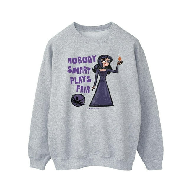 Netflix Mens The Witcher Nobody Smart Plays Fair Sweatshirt