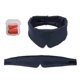 thumbnail image 1 of 2 Colors High Simulation Silk Sleep Rest Sleeping Aid Eye Mask Eye Shade Cover Comfort Blindfold Shield Patch Portable Eyeshade, 1 of 5