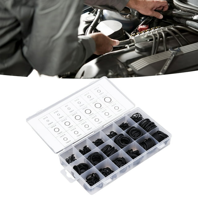 O 279 Uds Kit De Juntas Tóricas De Fontanería Juego Surtido De Juntas Tóricas Resistentes Al Desgaste De Goma Para Coches