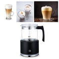 thumbnail image 4 of Riousery Detachable Electric Milk Frother and Steamer, 8.45oz / 250ml Hot Cold Foam Maker for Espresso, Brown Black, 600W Silent Operation 70dB, One Touch Control Kitchen Appliance [cite: 1, 6, 8], 4 of 5