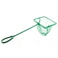 thumbnail image 2 of Aquarium Fishbowl Nylon Mesh Plastic Frame Shrimp Fish Dip Catch Net Green 2pcs, 2 of 4