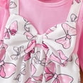 thumbnail image 6 of Newborn Baby Girl Clothes Fall Winter Ruffle Long Sleeve Romper Corduroy Jumpsuit Cute One Piece Outfit With Hairband 0-18 Months Kaprioy Baby Girl Clothes, 6 of 9