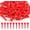 Red, variant on Golf Tees Plastic Unbreakable 1 1/2 Inch Value 50/100 Pack, Stable Short Tees with Side Spin Design for Less Friction & Par 3 Holes, Easy to Find for Driving Range