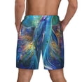 thumbnail image 4 of Uemuo Colorful Winged Dolphin Pattern Mens Swim Trunks Quick Dry Board Shorts with Mesh Lining, Stretch Beach Shorts Quick Dry No-Chafing Board Shorts-Medium, 4 of 9