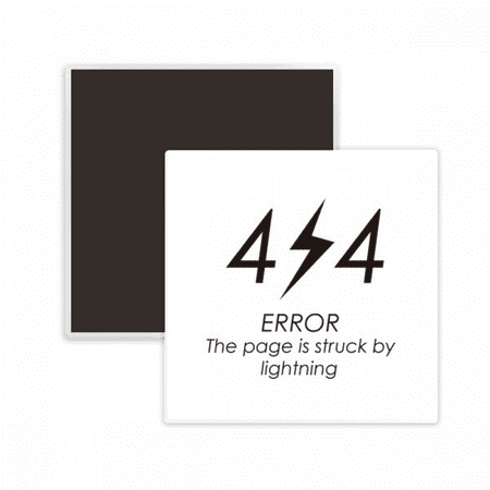 

Programmer 404 Error Page By Square Ceracs Fridge Magnet Keepsake Memento