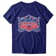 thumbnail image 4 of Gibobby Playera de Manga Corta con Cuello Redondo Mujeres Casual Impresión Manga Corta Cuello Redondo Camiseta Suelta Blusa Tops(Azul,CH), 4 of 4