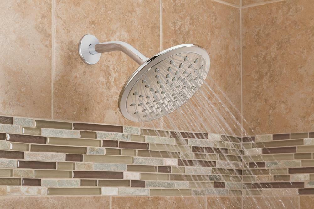 Moen Chrome One-Function 8" Diameter Spray Head Eco-Performance Rain shower