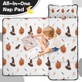 thumbnail image 4 of Halloween Pumpkins Witch Hats and Bats Toddler Nap Mats for Kids Preschool,51"x22" Sleeping Mat Bag or Kids,Toddler Sleeping Bag,Toddler Nap Mat or Daycare, 4 of 6