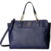 Tommy Hilfiger Evaline Convertible Crossbody Satchel - Navy - One Size