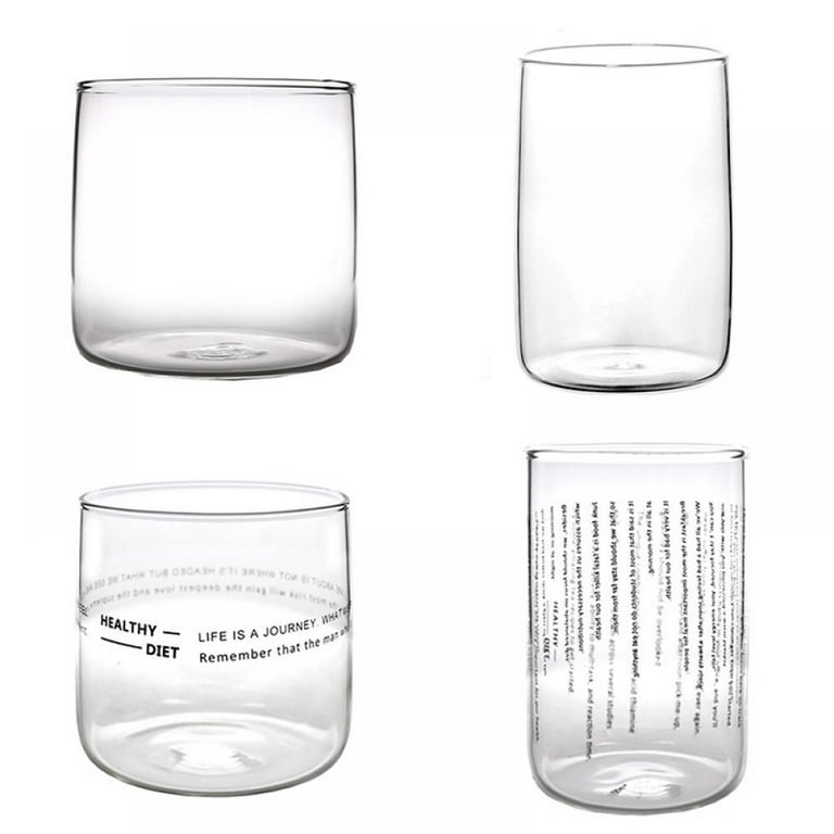 Borosil Water Glasses Set of 6, 12 Oz, BPA Free, Borosilicate  Heat Resistant Glass, Modern Clear Drinking Glasses Set for Dinner Table,  Odor Resistant, Dishwasher Safe, Water, Juice, Beer 