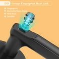 thumbnail image 3 of 30 Groups Fingerprint Door Lock Smart Door Knob Gate Locks Left-Right Open Door Lever Lock Set Entry Door Lock for Home Interior Door Bedroom Hotel Warehouse Office, 3 of 8