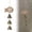 C, variant on Z52LingLing Decoration Beechwood Crystal Bell Antique Bronze Wind Chime Wall Hanging Wood Bird Decor