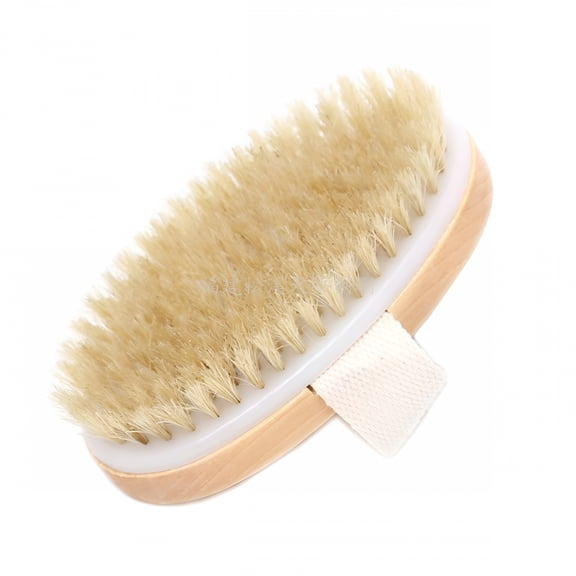 ACDANC Dry Brushing Body Brush,Natural Bristle Dry Skin Exfoliating Brush