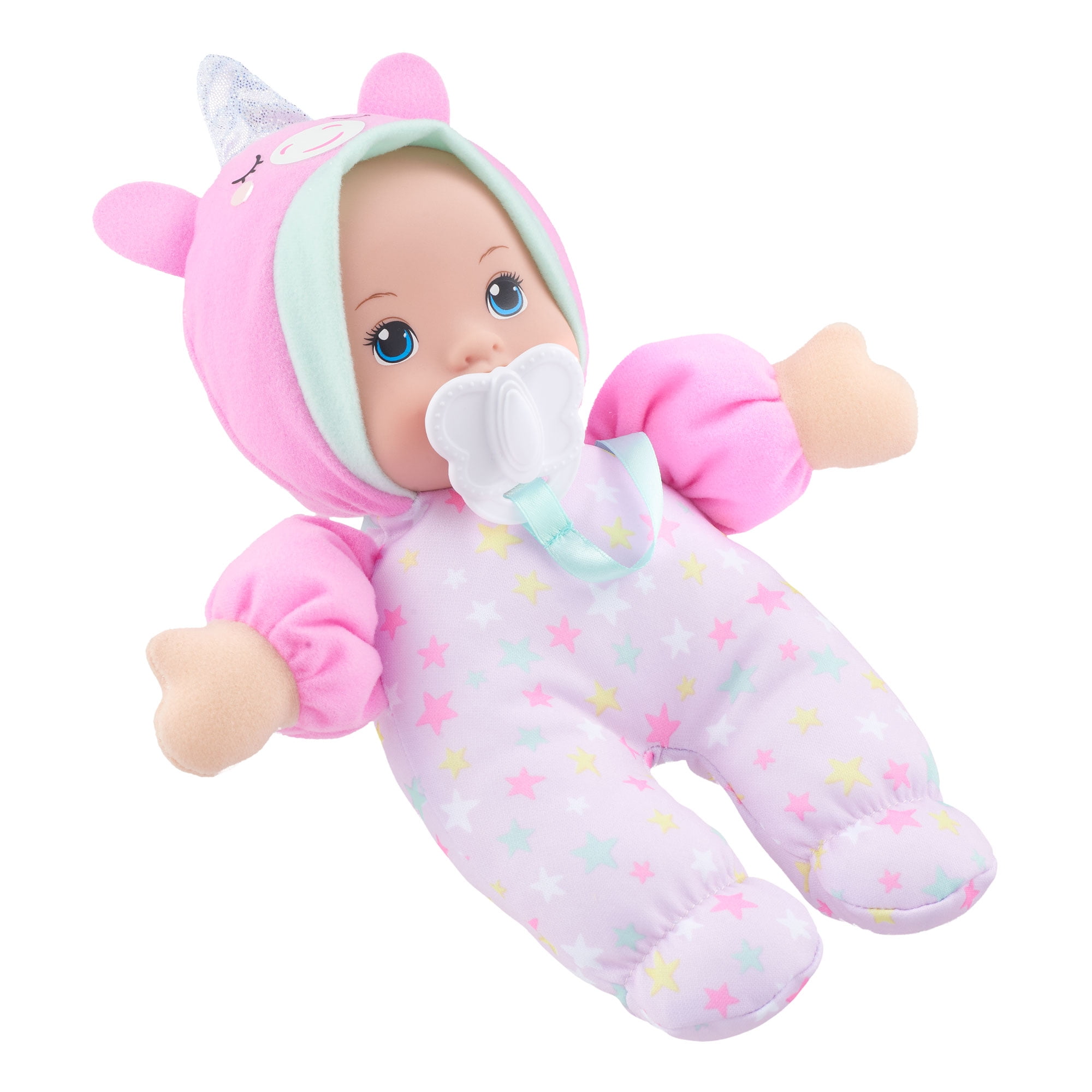 My Sweet Love 10Inch Soft Baby Doll with Pacifier & Unicorn Outfit