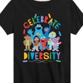thumbnail image 3 of Sesame Street - Celebrate Diversity Crayons - Toddler and Youth Short Sleeve Graphic T-Shirt, 3 of 5