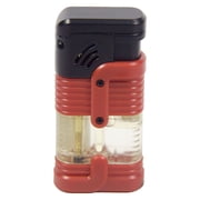 4 PACK Triple Solid &Clear Color Torch Lighter Adjustable Flame With Cigar Puncher Kitchen Gift Lighters for Men Woman Christmas