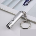 thumbnail image 2 of Portable Mini UV LED Flashlight Keychain, Handheld Ultraviolet Blacklight Torch for Pet Urine Stain Detection, Counterfeit Currency & Fluorescent Agent Detector (1* UV Light, Battery Not Included), 2 of 5