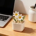 thumbnail image 4 of Personalized Mini Birth Month Flower Pot, Small Ceramic Vase Table Decor with Colorful Floral Design, Cute Indoor Home Desk Decoration for Living Room Office, Mother's Day Gift for Women Mom, 4 of 5