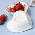 thumbnail image 6 of Snack Bowl Ceramic Food Fruit Bowl Heart Shape Candy Tray Dessert Serving Plate, 6 of 6