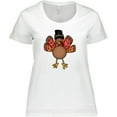 thumbnail image 3 of Inktastic Thanksgiving Turkey Women's Plus Size T-Shirt, 3 of 5