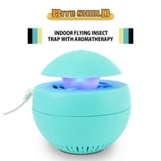 Bite Shield Indoor Flying Insect Trap with Aromatherapy Pads and LED Light, AC / USB Powered, Blue