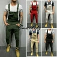 thumbnail image 1 of 2020 New Mens Ripped Denim Jumpsuits Long Overalls Men Rompers Jeans Suspender Trousers, 1 of 5