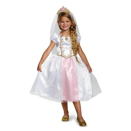 Tangled Girls Rapunzel Wedding Dress Classic Costume Walmart Com