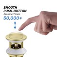 thumbnail image 2 of Pop Up Drain Stopper for Bathroom without Overflow, 2 of 10
