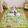 thumbnail image 3 of Garvee 5' x 7' Gray Kids Area Rug Car Street Traffic Pattern Carpet Super Soft Non Slip Learning Rug for Kids Toddler, Gray, 3 of 7