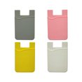 thumbnail image 3 of Smart Silicone Mobile Phone Wallet Card Stick On Cash Credit Card Holder Pouch-Grey, 3 of 5