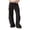 Black, variant on TZZQ Low Rise Barrel Sweatpants for Women Drawstring Baggy Sweat Pants Casual Wide Leg Elastic Waisted Barrel Lounge Trousers with Pockets Lightweight Workout Athletic Lounge Pants Black L