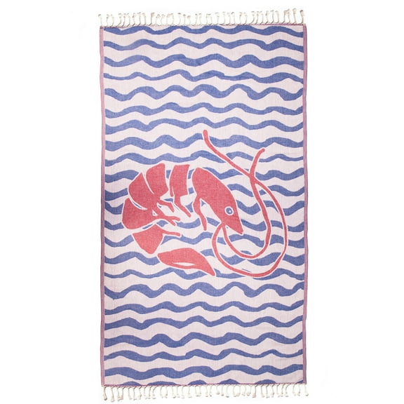 Anemoss Turkish Beach Towel 39 x 70 100% Cotton Extra Large Turkish Peshtemal