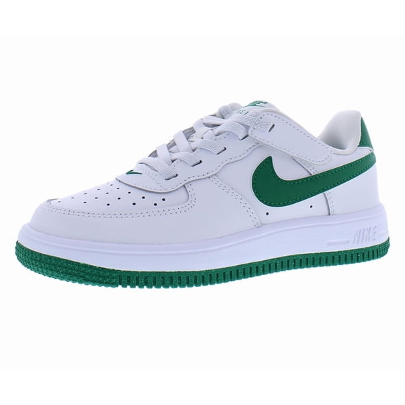 Nike Force 1 Low Easyon PS Boys Shoes Size 9, Color: White/Malachite/White