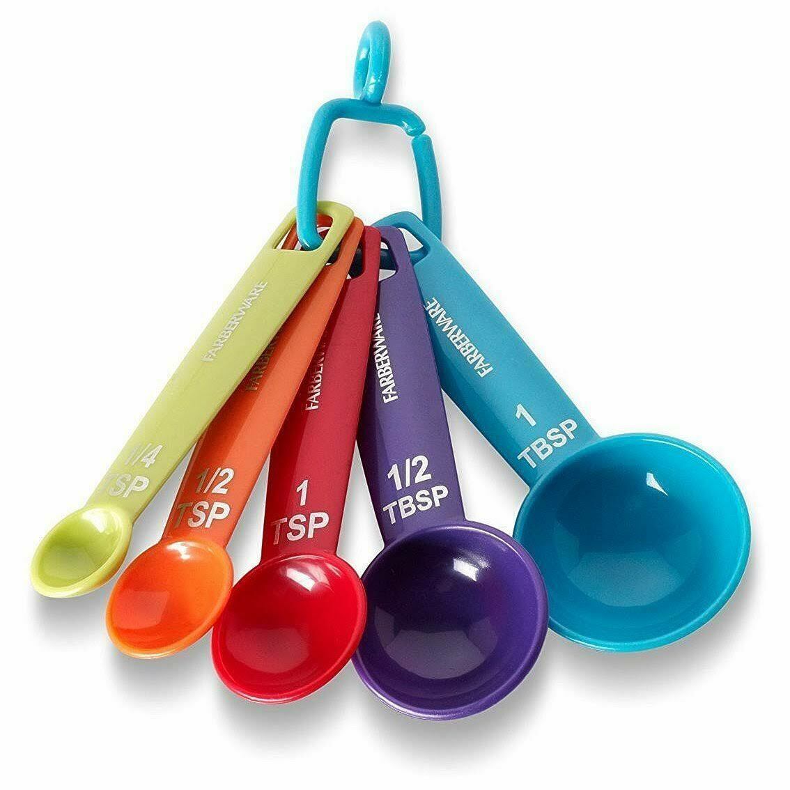 Farberware Color Measuring Spoons, Mixed Colors, Set of 5 - image 2 of 2