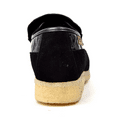 thumbnail image 4 of Stone Crocodile Leather and Suede Black Slip On Shoes, 4 of 4