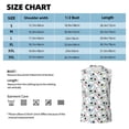 thumbnail image 6 of Haiem Men's Colorful Hat Snowman Print Tank Tops Summer Sleeveless Cut Off Workout T-Shirts Fitness Vest Athletic Undershirts-3X-Large, 6 of 8