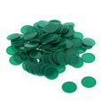 thumbnail image 2 of Juguete Plástico de Las Fichas de Las Monedas para La Decoración Rellenos Del de La de Cumpleaños Verde, 2 of 8