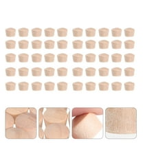 Mobutofu Furniture Screw Hole Plugs 300Pcs in Beige Domed Button Head Design