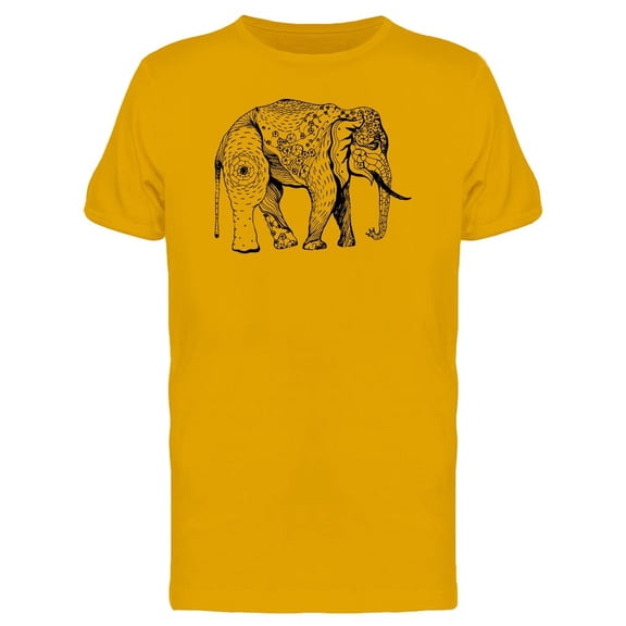 Lovely Boho Ethnic Elephant Tee Men's -Image by Shutterstock