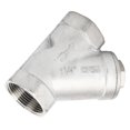 thumbnail image 1 of Filtre en Y, filetage DN32 de 1 à 1/4 po, en acier inoxydable 304, pour eau, pétrole et gaz, 1 of 4