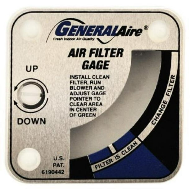 Generalaire 4002 G99 Media Air Cleaner Gage 0.1 to 0.4 Inches W.C