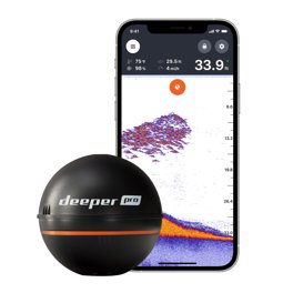 Deeper Chirp 2 WiFi Fish Finder - Castable, Portable for Kayaks  