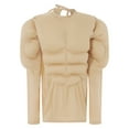thumbnail image 1 of Diconna Kids Muscle Costume, Long Sleeve Crew Neck Boys Halloween T-shirt Clothes for Cosplay Party, 1 of 9